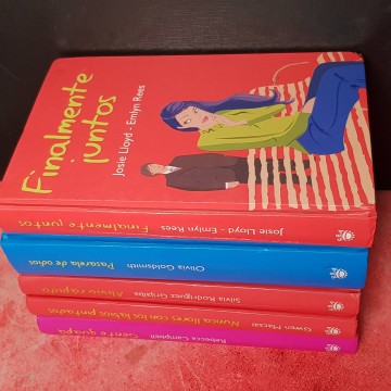 Lote 5 novelas románticas - juveniles.