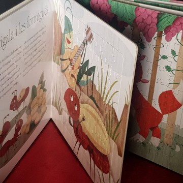 Faules d'Isop, llibre puzle + contes, Marisa Vestita.