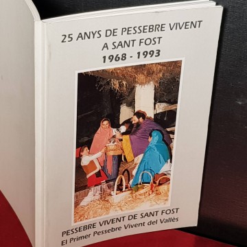 25 anys de pessebre vivent a Sant Fost de Campsentelles.