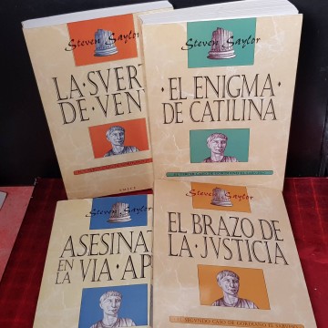 Lote 4 novelas de Steven Saylor.