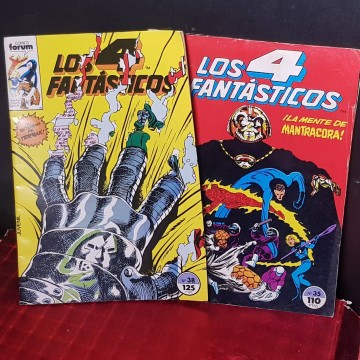 Los 4 fantásticos nº 35 y 38.