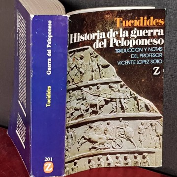 Historia de la guerra del Peloponeso, Tucídides.