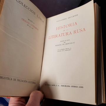 Historia de la literatura rusa, Alexander Brückner.