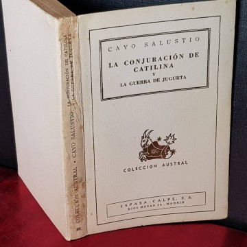 La conjuración de Catilina y la guerra de Jugurta, Cayo Salustio.