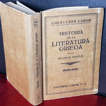 Historia de la literatura griega, Wilhelm Nestle.