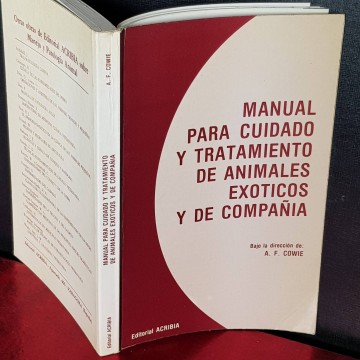 Manual para cuidado y tratamiento de animales exóticos y de compañía.