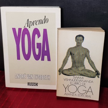 Lote 2 libros de yoga.