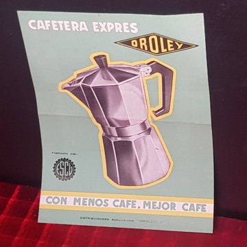 Cafetera expres Oroley.