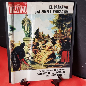 Revista destino 1793, 12 febrero 1972 el carnaval una simple evocación