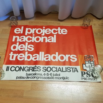 Lote 30 carteles del PSC, transición española.