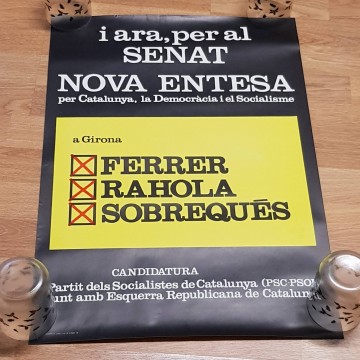 Lote 30 carteles del PSC, transición española.