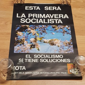 Lote 30 carteles del PSC, transición española.