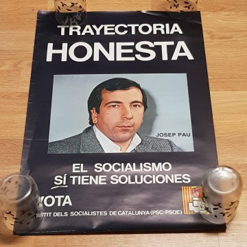 Lote 30 carteles del PSC, transición española.