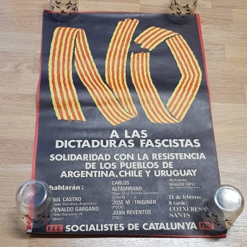 Lote 30 carteles del PSC, transición española.