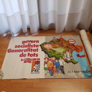 Lote 30 carteles del PSC, transición española.