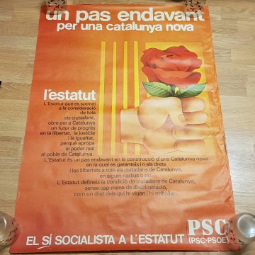 Lote 40 carteles de política.
