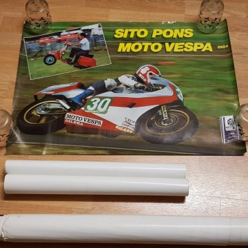 Lote 10 carteles automovilismo, motociclismo, ciclismo y aviación.