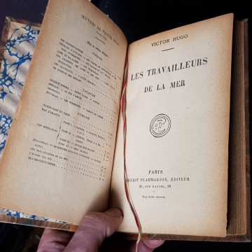 Les travailleurs de la mer, Víctor Hugo .
