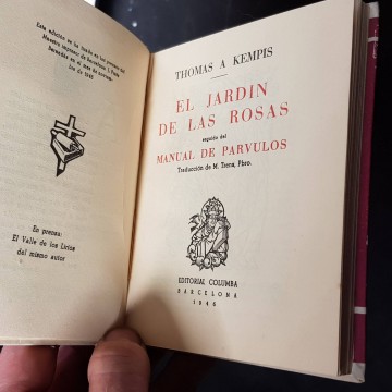El jardín de las rosas, Thomas A. Kempis.