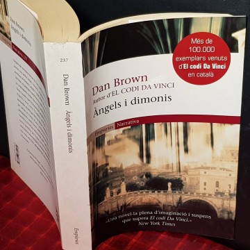Àngels i dimonis, Dan Brown.