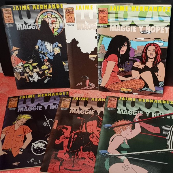 Locas Maggie y Hopey, Jaime Hernández. Locas Maggie y Hopey, Jaime Hernández.