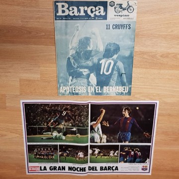Lote 8 periódicos del Barça.