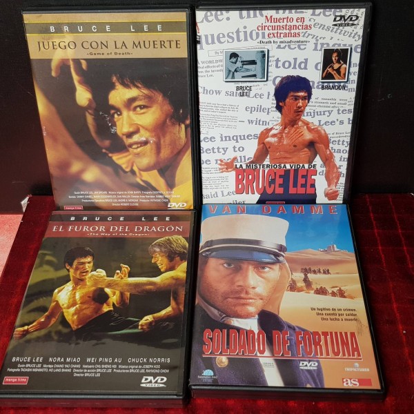 LOTE 4 PELÍCULAS DVD DE ACCIÓN Y ARTES MARCIALES LOTE 4 PELÍCULAS DVD DE ACCIÓN Y ARTES MARCIALES