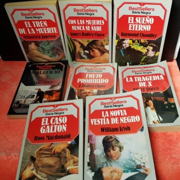 LOTE 8 CLÁSICOS DE LA NOVELA NEGRA