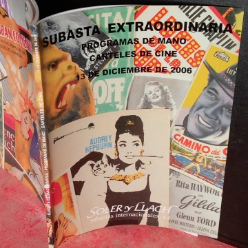Programas de mano y carteles de cine, subasta extraordinaria