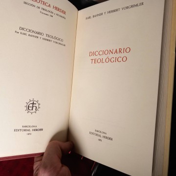 Diccionario teológico, Karl Rahner.
