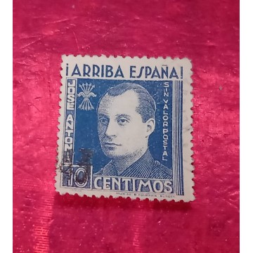 Sello Arriba España! José Antonio Primo de Rivera.