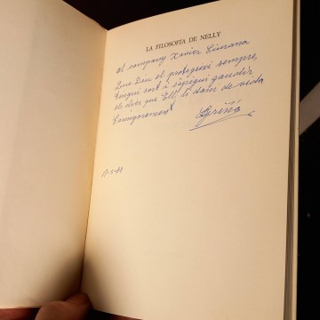 La filosofía de Nelly, vivencias, Lolita Griñó Capdevila  (firmado).