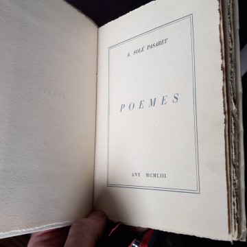 Poemes, A. Solé Pasaret.