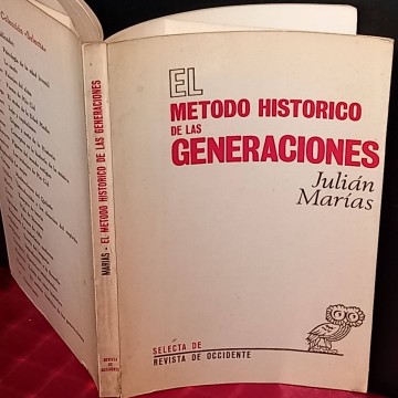 El método histórico de las generaciones, Julián Marías.