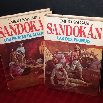 Sandokan: Las dos pruebas y Los piratas de Malasia, Emilio Salgari