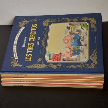 Lote 4 Biblioteca oro de los cuentos.