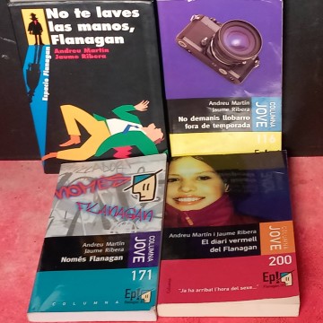 Lot 4 novel.les del detectiu Flanagan, Andreu Martín i Jaume Ribera.
