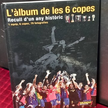 L'àlbum de les 6 copes FCB.