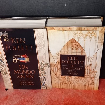 Los pilares de la tierra y Un mundo sin fin, Ken Follett.