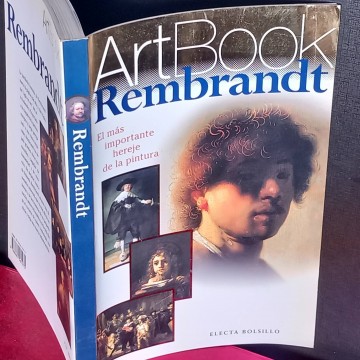 Rembrandt art book.