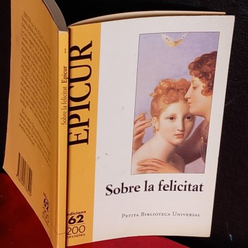 Sobre la felicitat, Epicur.
