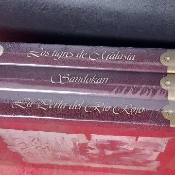 Lote 3 novelas de Emilio Salgari nuevas.