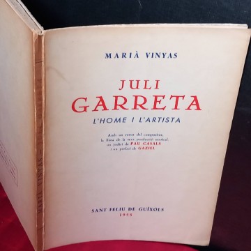 Juli Garreta, l'home i l'artista, Marià Vinyas.