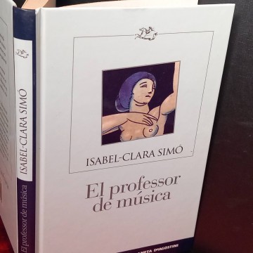 El professor de música, Isabel-Clara Simó.