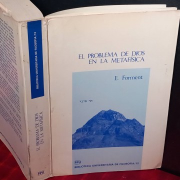 El problema de Dios en la metafísica, Eudaldo Forment Giralt (firmado).