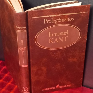 Prolegómenos, Inmanuel Kant.