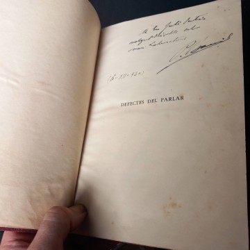 Defectes del parlar, dr. P. Barnils (firmat).