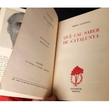 Què ccal saber de Catalunya, Ferran Soldevila.