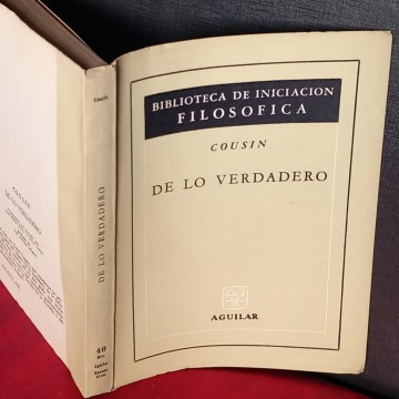 De lo verdadero, Victor Cousin.