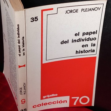 El papel del individuo en la historia, Gueorgui Plejánov.